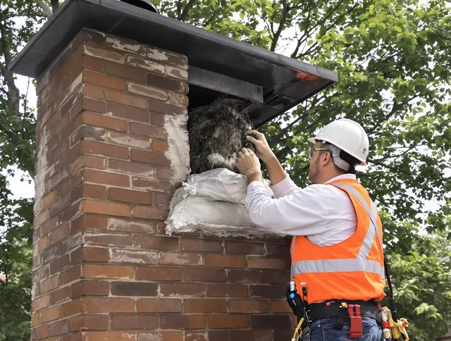 Humane removal of debris and animals by Plantation Chimney Sweep in Plantation, FL