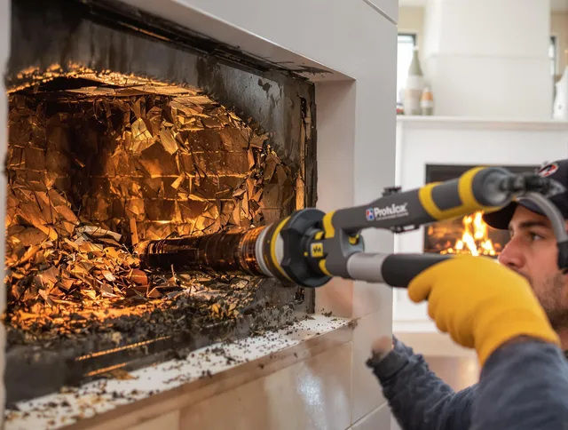 Professional chimney cleaning by Plantation Chimney Sweep in Plantation, FL