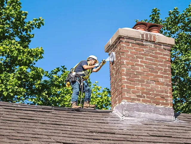 Plantation Chimney Sweep performing an inspection with advanced tools in Plantation, FL