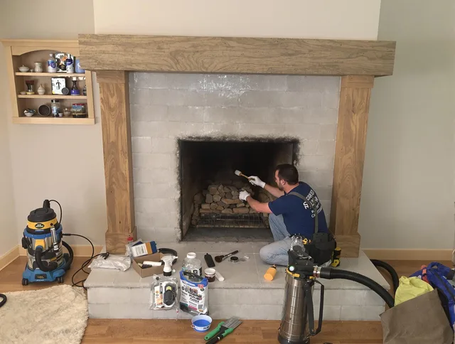 Detailed creosote removal process by Plantation Chimney Sweep in Plantation, FL