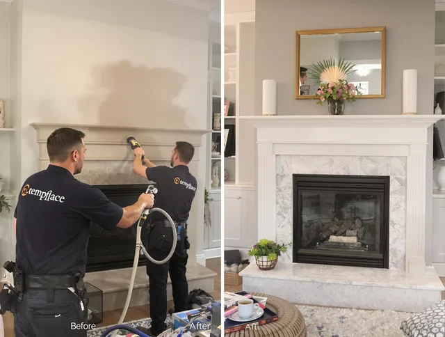 Professional soot removal by Plantation Chimney Sweep team in Plantation, FL